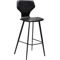 S.I.T Barstol Vintage Black Art.Leather 80 cm