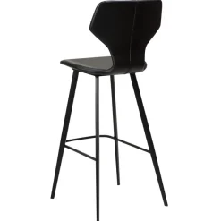 S.I.T Barstol Vintage Black Art.Leather 80 cm