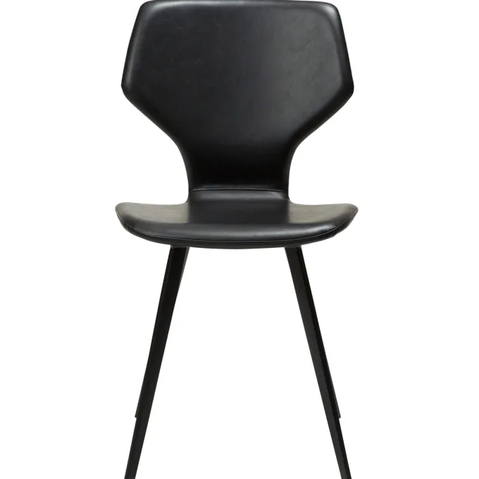 S.I.T Stol Vintage Black Art.Leather, Black
