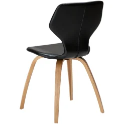S.I.T Stol Vintage Black Art.Leather, Oak