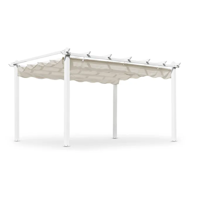 Skanör Pergola 300x400 cm Vit/Sand