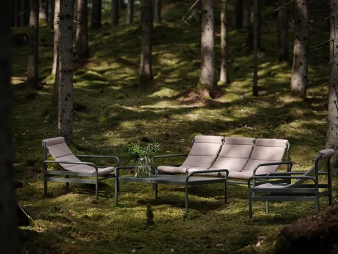 Sling 3-sits Soffa Nordic Green/Vanilla White