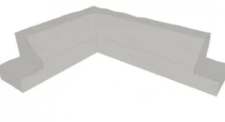 Soffskydd L339/R269 cm Grå