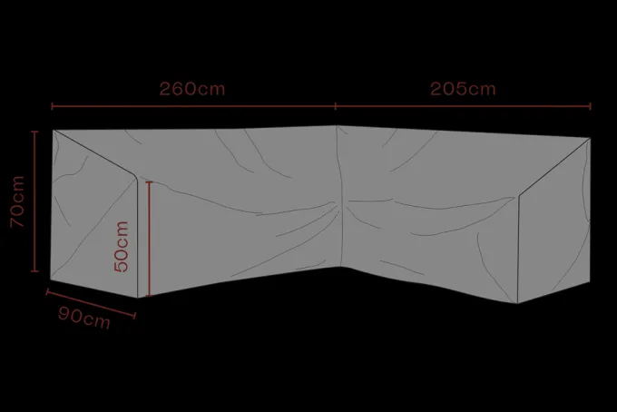 Soffskydd R260/L205 cm Andas