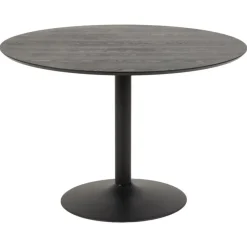 Soleil Matbord Rund 110 cm Svart