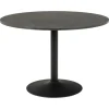 Soleil Matbord Rund 110 cm Svart