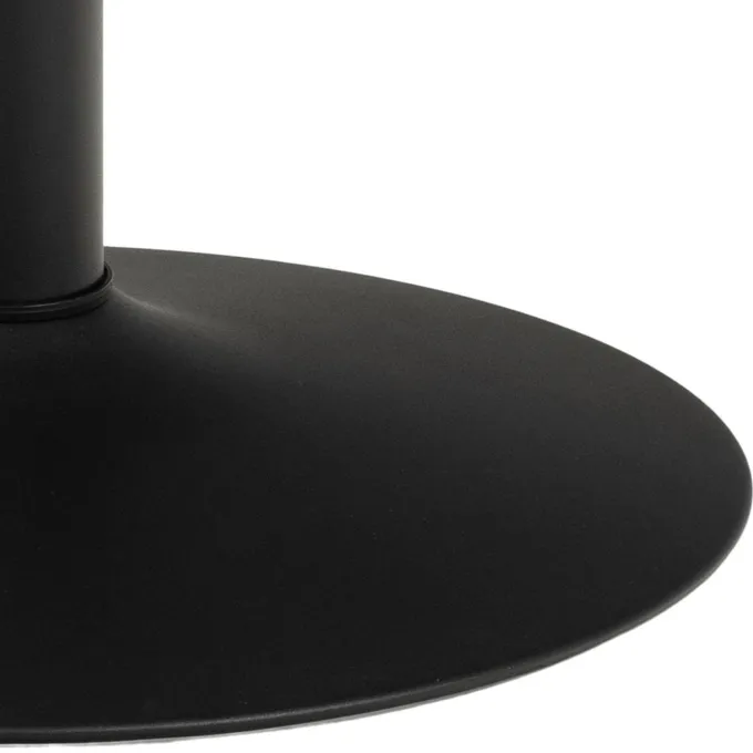 Soleil Matbord Rund 110 cm Svart