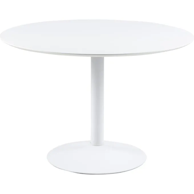 Soleil Matbord Rund 110 cm Vit