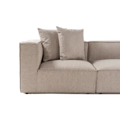 Sora (350 x 65 x 190 cm) Hörnsoffa Sandbeige