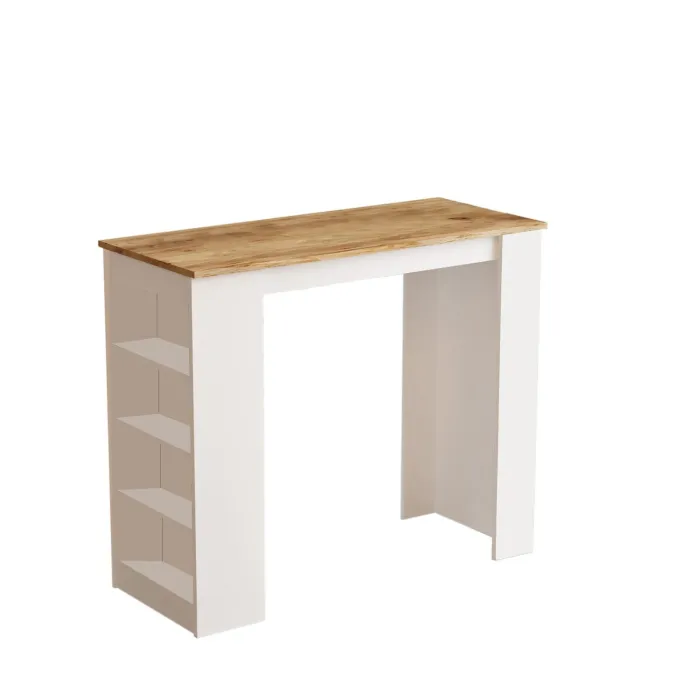 Stavro Bar (120 x 101,8 x 51,6 cm) Bardisk Atlantisk furu Vit