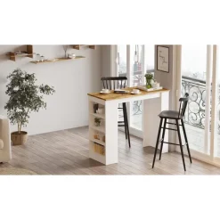 Stavro Bar (120 x 101,8 x 51,6 cm) Bardisk Atlantisk furu Vit