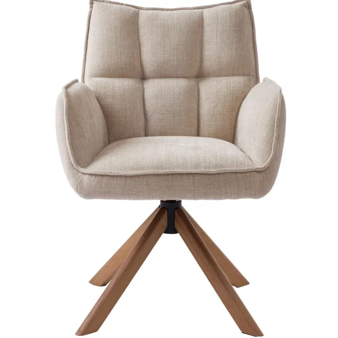 Strada Stol Beige, Massiv ek