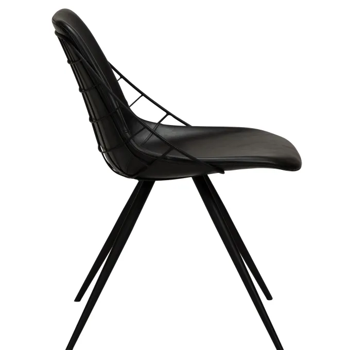 Sway Stol Vintage Black Art.Leather