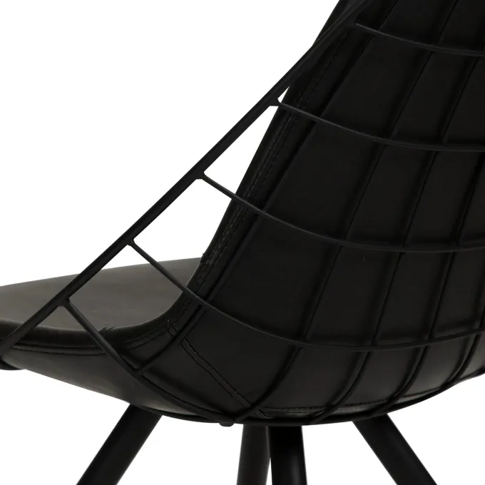 Sway Stol Vintage Black Art.Leather