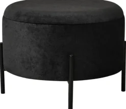 Syssna Puff med Förvaring Svart