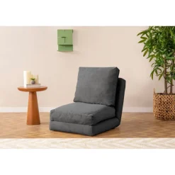 Taida (29 x 125 x 63 cm) Grå 1-sits bäddsoffa