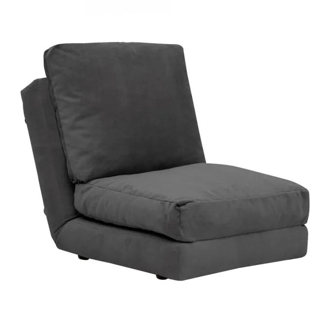 Taida (29 x 125 x 63 cm) Grå 1-sits bäddsoffa