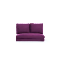 Taida (130 x 125 x 30 cm) 2-sits bäddsoffa Lila