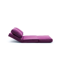 Taida (130 x 125 x 30 cm) 2-sits bäddsoffa Lila