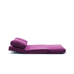 Taida (130 x 125 x 30 cm) 2-sits bäddsoffa Lila