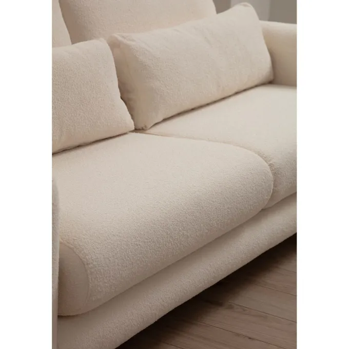 Tallinn (215 x 97 x 73 cm) 3-sitssoffa Creme