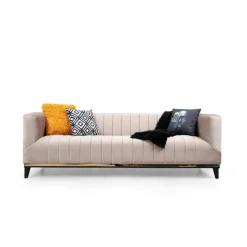 Tallinn (222 x 89 x 75 cm) 3-sitssoffa Beige