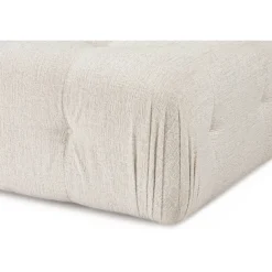 Tallinn 3-sits med puff (300-200 x 100 x 80 cm) Hörnsoffa Creme