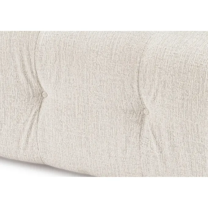 Tallinn 3-sits med puff (300-200 x 100 x 80 cm) Hörnsoffa Creme