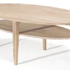 Tango Soffbord Ellips 130cm Vitoljad Ek