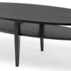 Tango Soffbord Ellips 160cm Svartbetsad Ek