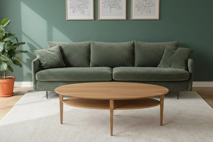 Tango Soffbord Ellips 160cm Ek