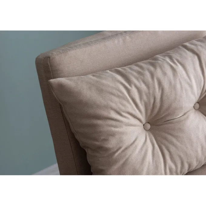 Tarawa v2 Enkel (26 x 120 x 60 cm) Creme 1-sits bäddsoffa