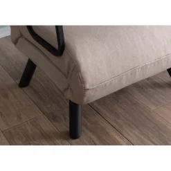 Tarawa v2 Enkel (26 x 120 x 60 cm) Creme 1-sits bäddsoffa