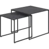 Tarbes Satsbord 45x50x50 cm Svart