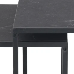 Tarbes Satsbord 45x50x50 cm Svart