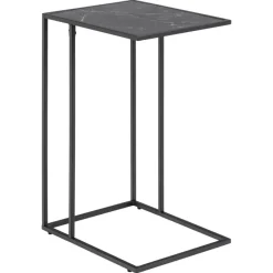 Tarbes Sidobord 63x43x35 cm Svart