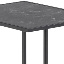 Tarbes Sidobord 63x43x35 cm Svart