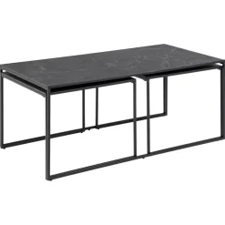 Tarbes Soffbord 120x60 cm Svart