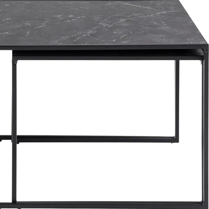 Tarbes Soffbord 120x60 cm Svart