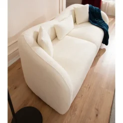 Tbilisi (236 x 76 x 91 cm) Creme 3-sitssoffa