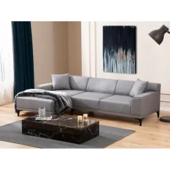 Tbilisi Corner (165 x 90 x 110 cm) Hörnsoffa Ljusgrå, Vänster