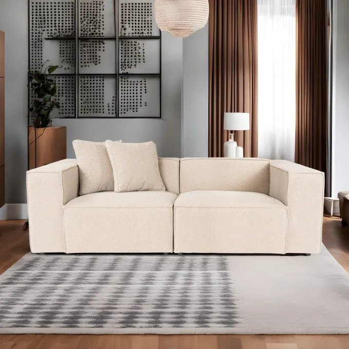 Tbilisi 2-sits (220 x 108 x 65 cm) 2-sitssoffa Persika
