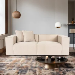 Tbilisi 2-sits (220 x 108 x 65 cm) 2-sitssoffa Persika