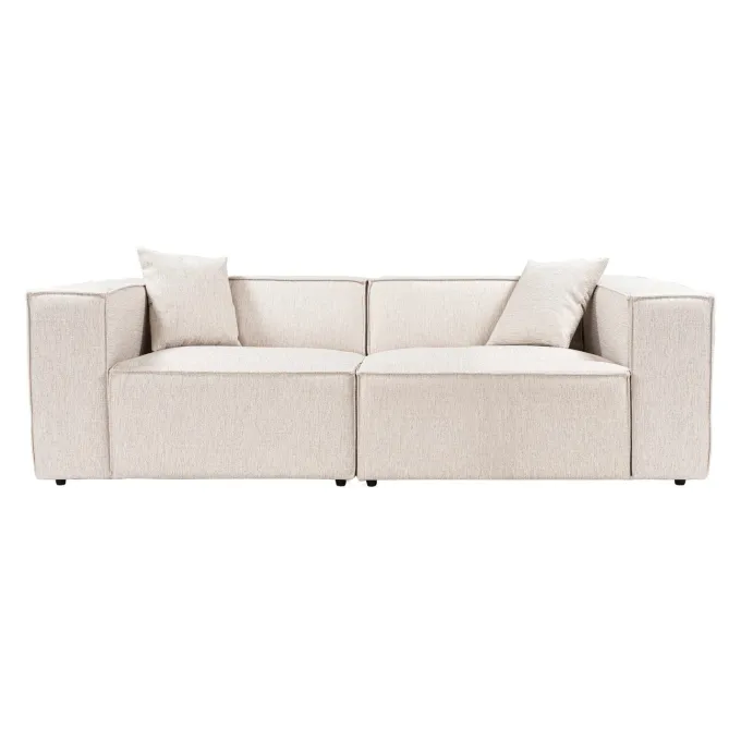 Tbilisi 2-sits (220 x 108 x 65 cm) 2-sitssoffa Ljusbrun