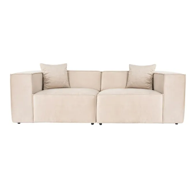 Tbilisi 2-sits (220 x 108 x 65 cm) 2-sitssoffa Kräm