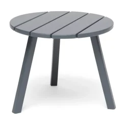 Tennessee Utesidobord Ø50 cm Grå