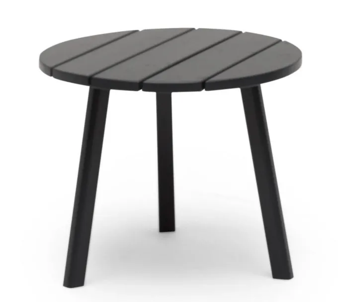 Tennessee Utesidobord Ø50 cm Orkangrå