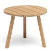 Tennessee Utesidobord Ø50 cm Natur
