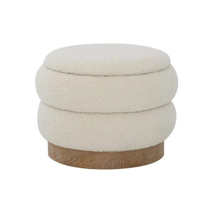 Tide Puff med Förvaring Beige