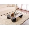 Tirana (110 x 30 x 75 cm) Soffbord Svart / brons